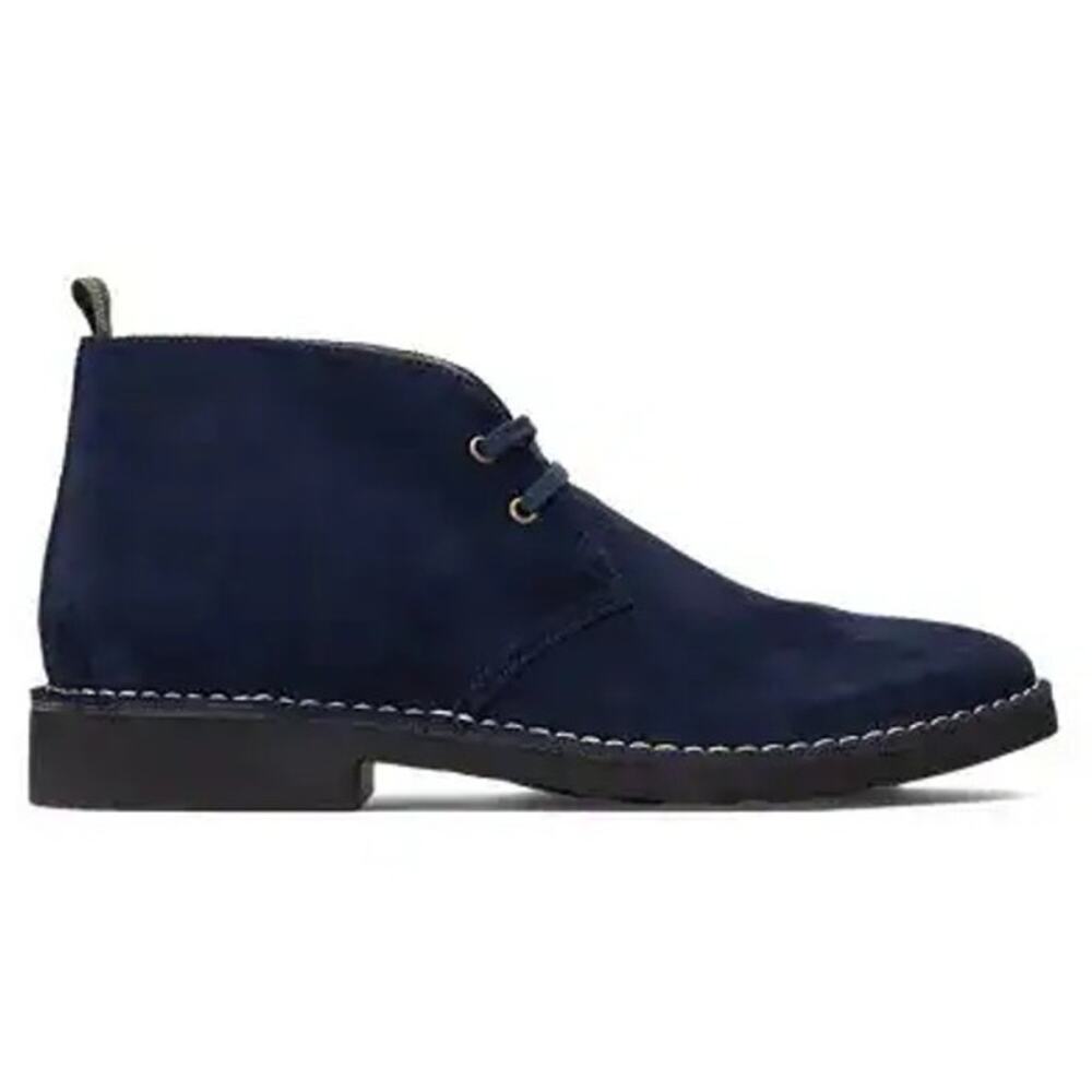 Polo Ralph Lauren Talan Cow Suede Ankle Chukka Boots Navy Blue Men’s Size 10